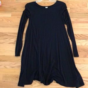 XS old navy long sleeve swing knit dress